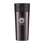 Flareza Insulated Stainless Steel Coffee/Tea Travel Mug Vacuum Spill-Proof Sipper Cap for Travelers in Car with Leak Proof Lid for Hot Cold Drinks Stainless Steel Coffee Cup