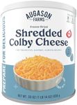 Augason Farms Freeze Dried Shredded Colby Cheese 1 lbs 14 oz No. 10 Can