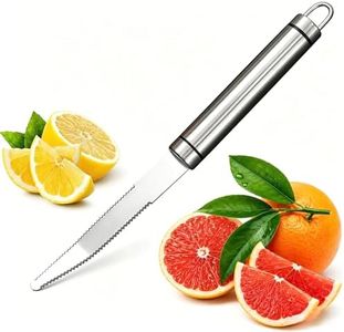 Ayaoch Stainless Steel Grapefruit Knife,Curved Serrated Knife,Suitable for and oranges, One size fits all