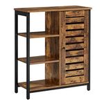 VASAGLE Storage Cabinet, Cupboard, Multipurpose Cabinet, For Kitchen, Living Room Rustic ULSC74BX