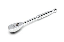 SATA ST12974 3/8-Inch Drive 120P Professional Ratchet with Teardrop Head, Polished, with 3-Degree Swing Arc