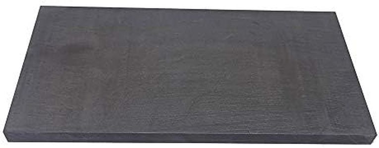 OTOOLWORLD 99.9% Purity Graphite Ingot Block EDM Graphite Plate Milling Surface (200MMx100MMx10MM)