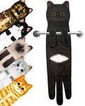 Funny Cat Hand Towels for Bathroom,Cute Home Decor Towel, Decorative Hanging Kitchen Towel ,Super Absorbent Soft Face Towels,Cat Gifts for Cat Lovers ,Gifts For Women/New Home Gifts(Black Cat)