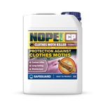NOPE! CP Moth Killer Spray (5L) - Fast acting, Odourless, Long-lasting Moth Repellent for Home, Wardrobe & Carpets.