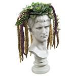 Design Toscano Bust Planter of Antiquity Statue, Emperor Caligula