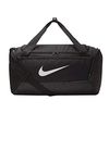 NIKE Brasilia Small Duffel - 9.0, Black/Black/White