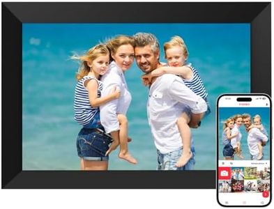 Frameo 10.1 Inch WiFi Digital Picture Frame, Digital Photo Frame with 1280x800 HD IPS Touch Screen, Auto-Rotate, Easy Setup to Share Moments Instantly via Frameo App, Valentines Day Gifts for Her