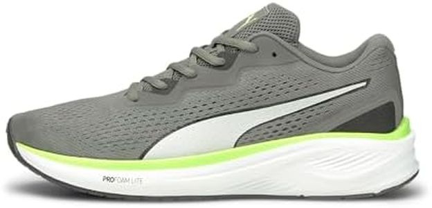 Puma 195175 Aviate Sneakers Athletic Shoes, 21 Fall/Winter Colors Castle Rock/Green Glare, 23.0 cm