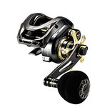 DOVIELLO GKA300 Baitcaster Reels Right Hand 9+1BB 9KG/20LB Drag Deep Spool Baitcasting Reel for Bass Trout Single Handle 6.4 Gear Ratio Bait Clicker Fishing Reels