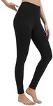 WiWi Women's Leggings Thermal Warm Underwear Pants Soft Long Johns Viscose from Bamboo Baselayer Pant S-XXL,Black,XX-Large