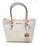 Michael Kors XS Carry All Jet Set Travel Womens Tote Powder Blush PVC