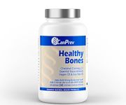 CanPrev Healthy Bones | 240 capsules | Chelated Cal-Mag 2:1 | Essential Trace Minerals | Vegan D3 & Soy-Free K2 | Helps Build Strong Bones and Teeth | Premium Natural Health Products