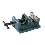 Wilton Low-Profile Drill Press Vise, 4" Jaw Width, 4" Jaw Opening, 1-1/2" Jaw Depth (Model LP4)