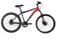 Cradiac Stinger X7 Single Speed Cycle for Men with Dual Disc Brakes & Front Suspension Fork, 29 T Single Speed Bicycle for Adults with Hitensile Steel Frame,for 12+ Years Unisex, 18.5 Inch Frame