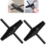2 PCS Stripped Screw Extractor, Broken Pipe Extractor Tool, Damaged Water Pipe Removal Tool for RemovingDouble Head Bolt Extractor Damaged Screw Remover 1/2" + 3/4" Dual Use with Strong Claw Force