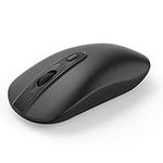 cimetech Wireless Bluetooth Mouse, Rechargeable 4.0/2.4G Cordless Mouse Dual Mode Slim Ergonomic Mouse for Laptop, PC, Windows Mac Android OS Tablet