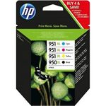 HP C2P43AE 950XL/951XL Original Ink Cartridges, Black/Cyan/Magenta/Yellow, Multipack