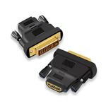 MMOBIEL HDMI to DVI Adapter - Bi-Directional - Male DVI-D Dual Link to Female HDMI - Converter Supports Monitor, PC, TV, Gaming, Projector - 1080p Full HD 60Hz - Gold Connector