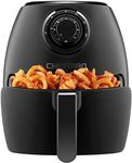 Chefman TurboFry 3.5 Litre Air Fryer Oven w/ Dishwasher-safe Basket and Dual-control Temperature, 1300W Power, 60-minute Timer & 15-cup Capacity, Uses No Oil, BPA-free, Matte Black