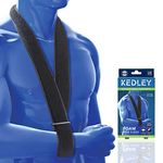 Kedley Soft Foam Arm Sling to Immobilize & Stabilize Injured Joints & Shoulders - Collar & Cuff Support with Adjustable Design - Reduces Pain & Discomfort - One Size - Easy to Use. Discreet Black.