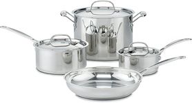 Cuisinart 77-7 Chef's Classic Stainless 7-Piece Cookware Set