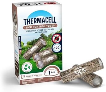 Thermacell Tick Control Tubes for Yards; Protects; No Spray, No Granules, No Mess; Biodegradable; Environmentally Friendly Alternative to Spray & Repellent
