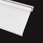 SEEYE Cordless Blackout Roller Shades Window Blinds Privacy Waterproof Thermal Insulated Fabric Curtain UV Protection for Home Kitchen Bathroom Bedrooms 44" W x 72" L(Pure White)