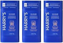 Harry's Men's Odor Control Deodorant - High-Performance Deodorant for Men - Advanced Odor & Sweat Protection - Great for Daily Use - Sensitive Skin-Friendly - Redwood Scent - 2.5 oz - 3 Count