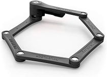 FoldyLock Clipster Folding Bike Lock - Award Winning Wearable Compact Bicycle Lock - Ultra Sleek Lightweight Smart Bike Security Accessory with Key Set for Bikes E Bikes and Scooters - 75 cm