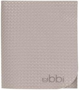 Ubbi On-The-Go Diaper Changing Baby Mat, Soft and Comfortable Diaper Bag Accessory Must Have for Newborns, Easy to Clean, Portable Folding Pad, Baby Traveling Accessories, Taupe