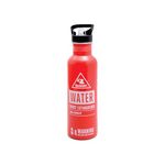 Gentlemen's Hardware Fire Extinguisher Stainless Steel Water Bottle with Straw and Lid, 750ml, Quench Thirst