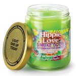 Smoke Odor Exterminator Candle 13oz Jar Candle, Hippie Love by Smoke Odor Exterminator