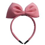 Big Pink Bow Headband for Women Girls Bowknot Hairbands for Women Christmas Hair Bows Headbands Gifts for Girls Bowknot Head Bands Halloween Cosplay Costumes Accessories