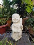 Brotherhood Enterprise Standing Baby Monk (Buddha Statue, Monk Statue, Garden Statue, Outdoor décor, Resin décor) (Feng Shui Items, Zen Garden) (Big Stand Monk Budha)