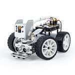 SunFounder PiCarX Smart Video Robot Car Kit for Raspberry Pi 4/3B+/3B/Zero W, Python/Blockly (Like Scratch), Rechargeable Batteries Included, Ideal for Engineer & Students (Raspberry Pi NOT Included)