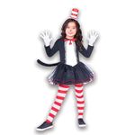 amscan 9908436 - Kids Dr Suess Cat in the Hat Dress World Book Day Fancy Dress Costume Age: 3-4 Yrs