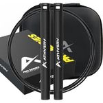 Athverv CrossFit Jump Rope, Speed Skipping Rope for Double Unders, Cardio & HIIT
