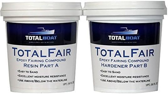 TotalBoat-434282 TotalFair Marine Epoxy Fairing Compound for Fiberglass, Wood, Aluminum and Steel (2 Pint Kit)