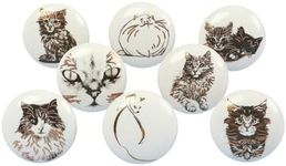 G Decor Cats Ceramic Door Knobs Cer