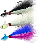 Dr.Fish 3 Pack Bucktail Jig Lure Ha