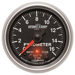 Auto Meter 3646 2-1/16-Inch 0-1600 F Full Sweep Electric Pyrometer E.G.T.