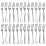 Forks Set of 24 Piece, Stainless Steel Dinner Forks Table Forks, Mirror Polishing Cutlery Forks Set Pack of 24,Dishwasher Safe (7.1 inch, 18cm)