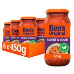 BENS ORIGINAL Sweet and Sour Sauce Jar, Bulk Multipack 6 x 450 g