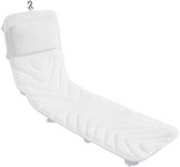 Full Body Bath Pillow, Upgraded Non-Slip Bath Cushion for Tub, Spa Bathtub Pillow Mattress for Head Neck Shoulder and Back Rest Support，Hot Tub Accessories - 50"x 15"