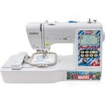 Brother Sewing and Embroidery Machine, 4 Marvel Faceplates, 10 Downloadable Marvel Designs, 80 Designs, 103 Built-In Stitches, 4" x 4" Hoop Area, 3.2" LCD Touchscreen Display, 7 Included Feet