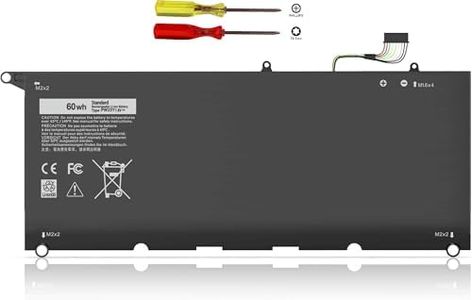 Menlonigt New PW23Y Laptop Battery Replacement for Dell XPS 13 9360 P54G002 13-9360-D1605G 13-9360-D1605T 13-9360-D1609 13-9360-D1609G 13-9360-D1705G Series Rechargeable TP1GT RNP72 0RNP72 0TP1GT