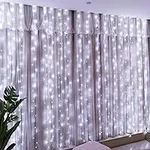 HXWEIYE 300LED Fairy Curtain Light 