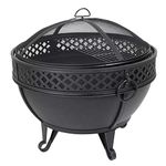 Pleasant Hearth OFW003R fire Pit, Black