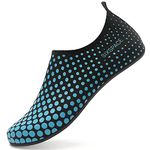 Sixspace Water Shoes Beach Shoes Women Men Barefoot Lightweight Aqua Shoes Quick Dry Breathable Swim Shoes for Surfing Running Driving Pool Yoga (Blue,10.5 UK)