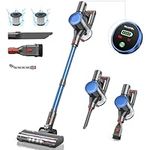 WLUPEL Cordless Vacuum Cleaner, 30KPA 400W Powerful Stick Vacuum with 45Mins Detachable Battery, 70000RMP Lightweight Handheld Vacuum with Adjustable Suction Modes for Hard Floor/Carpet/Pet Hair/Car